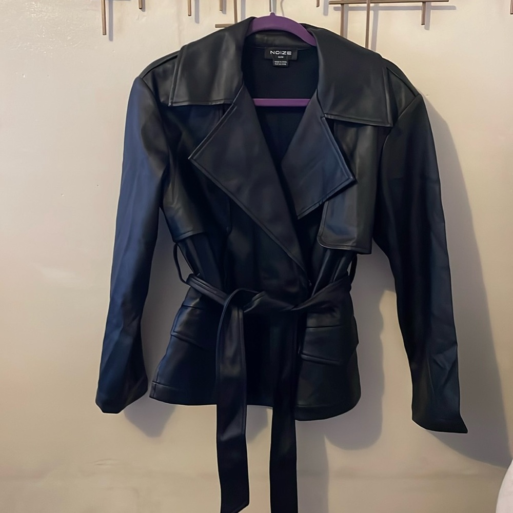 Noise Vegan Leather Jacket